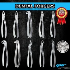 YNR® Dental Tooth Extraction Forceps Various Figs Dentist Surgery Tools CE Mark