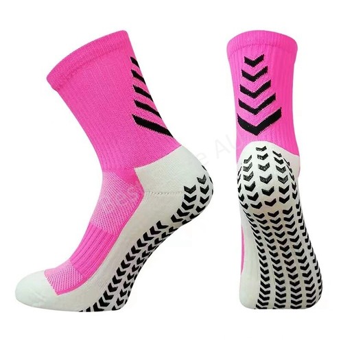 Sports Socks Anti-slip Hospital skid Soccer Basketball football PVC grip dots OZ - Picture 7 of 17