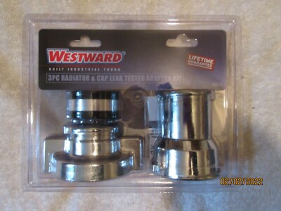 #ad #ad Westward 3pc Cooling System Radiator Pressure Cap Leak Tester Adapter Kit 1DXL4 $19.55