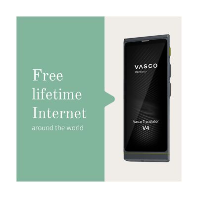 Vasco V4 Language Translator Device | 108 Languages | Free
