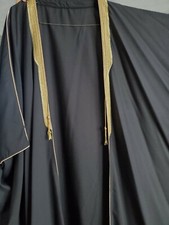 Saudi Islamic Arab Dress Cloak Mashlah Bisht Abaya Eid Robe NWOT 