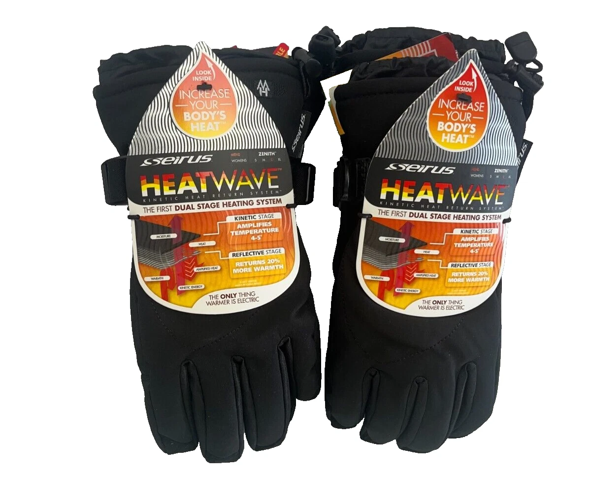 $60 Seirus Heatwave Zenith Ski Winter Gloves NWT Size L Men's Water Wind Proof
Opens in a new window