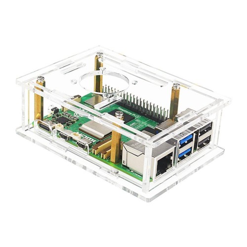 for Raspberry Pi 5 Metal-Case Enlosure Shell w/without Cooling W Fan P1D0 - Photo 3/10