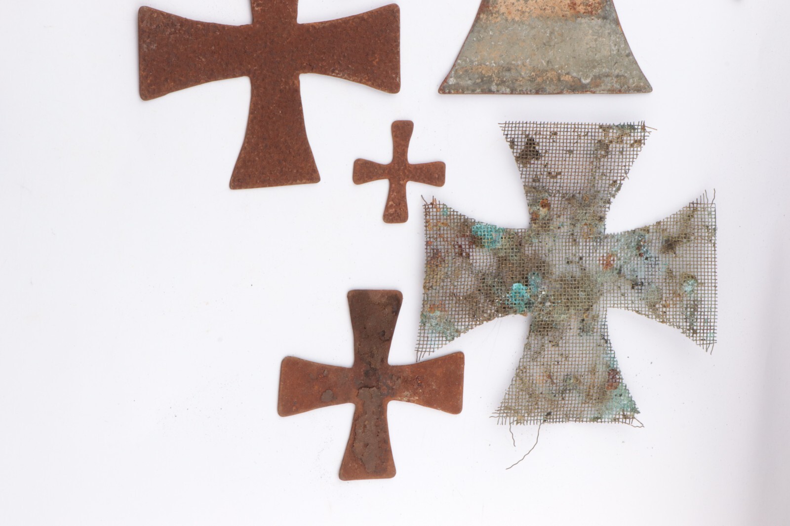 ww1 WWI Fragment war period WW2 German Iron Cross WWII Badge Award Germany set