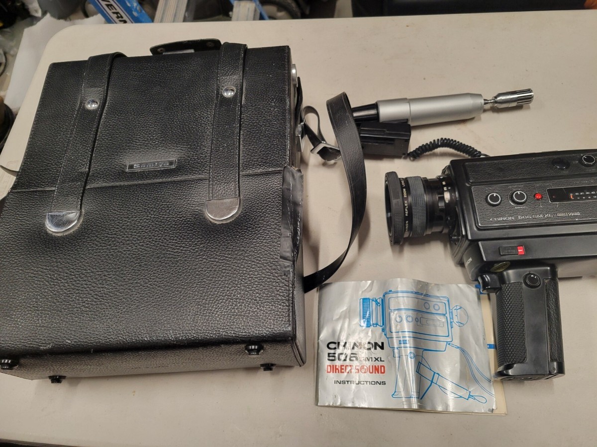 Chinon 506 sm xl / DIRECT SOUND Camera W/ Microphone NO TESTED | eBay