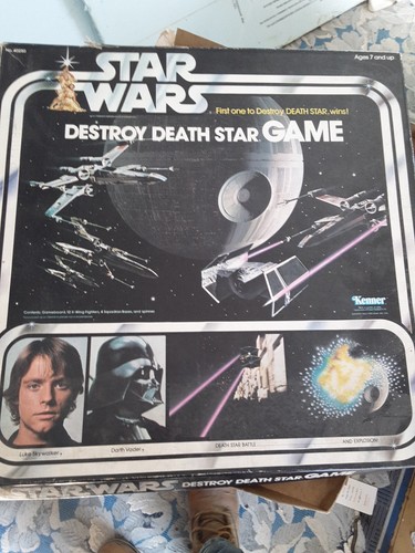 VINTAGE 1977 Kenner Star Wars Destroy the Death Star Board Game as found LOOK - Picture 10 of 19