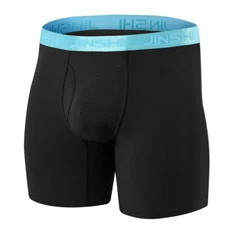 ZONBAILON Men's Sports Boxer - Anti-Wear Legs, Bamboo Fiber Non-Curled