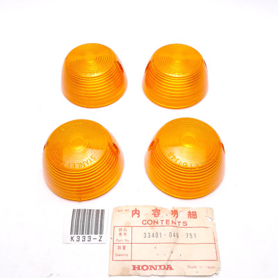 Honda C50 C70 C90 Mayfit CB125 CB100 CL100 CS90 CL90 Winker Signal Lens NOS