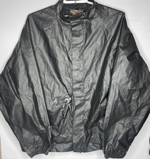 Harley-Davidson Men's Rain Jacket PVC Nylon  Windbreaker Only Size XL