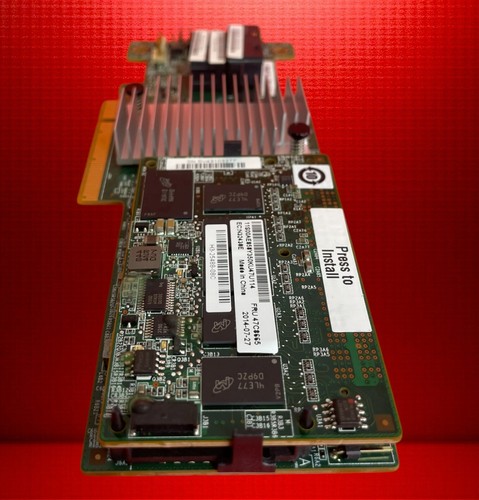 IBM ServeRAID M1215 12Gbps SAS/SATA RAID Controller Card - FRU 47C8665 - Afbeelding 4 van 4
