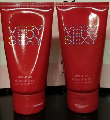 New LOT OF 2 VICTORIA'S SECRET VERY SEXY FRAGRANCE BODY LOTION 1.7 OZ RED