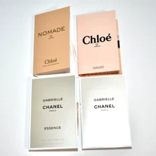 CHANEL Gabrielle Essence Chloe Nomade Eau de Parfum EDP Perfume Sample Lot x4
