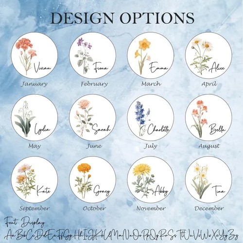 Custom Birth Flower Ring Dish Jewelry Gift for Bridesmaid or Best Friend - Imagen 4 de 8