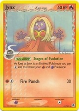 Pokemon EX Dragon Frontiers 17/101 Jynx Card