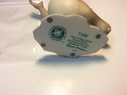TANK figurine by Marbles Mixed Up Menageri,Limited 2000 model,broken horn T552 - Picture 3 of 11