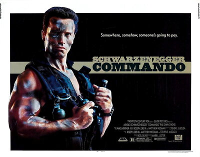 72860 COMMANDO Arnold Shwarzenegger Terminator Wall Decor Print Poster