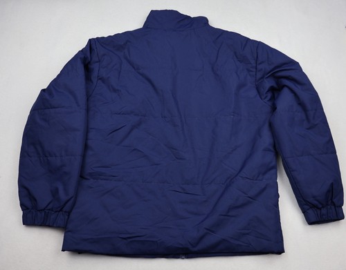 Mossimo Jacket Womens 16 Blue Spell Out Retro Surf Street Pink Orange High Neck - Picture 2 of 9