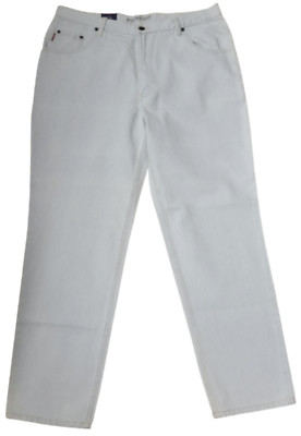 Vintage Bugle Boy Jeans Gold Crest w32 Light Blue 100% Cotton Pants Tapered Leg!