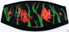 Neoprene Mask Strap cover Scuba Diving equipment Snorkeling diver orange fish