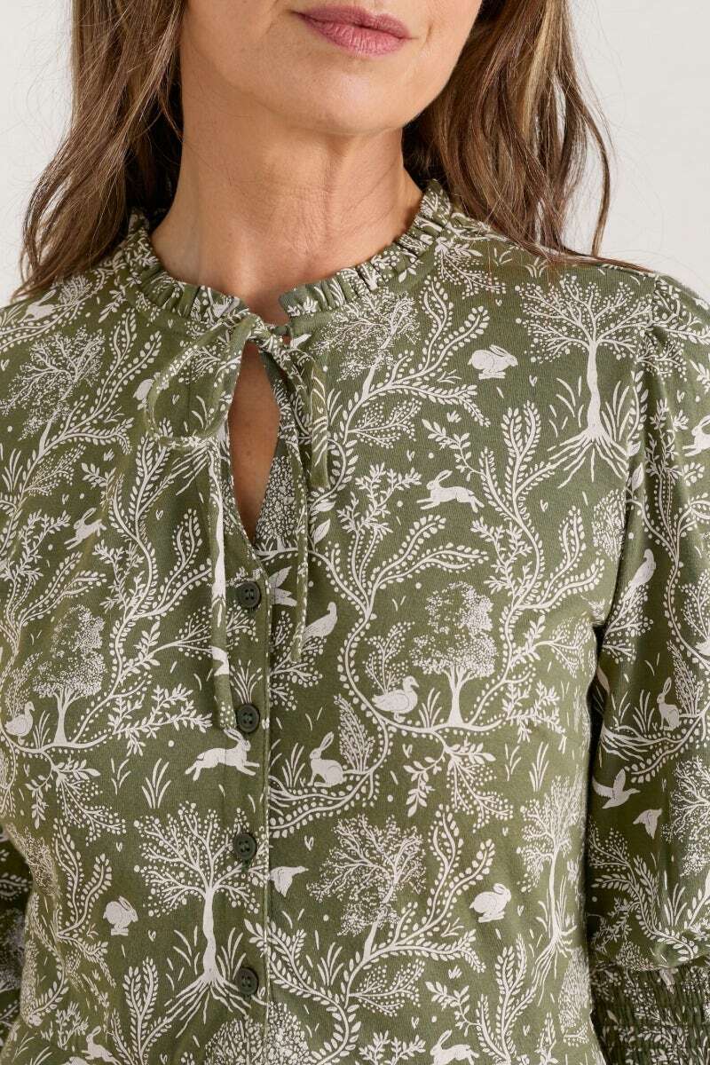 Seasalt Women's Dress green Felicity Organic Cotton Jersey Dress