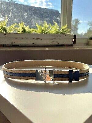 MID2000 PRADA BIG LOGO CANVAS/SAFFIANO LEATHER ONE SIZE BELT MID2000 PRADA BIG LOGO CANVAS/SAFFIANO LEATHER ONE SIZE BELT