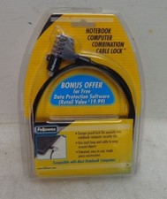 Fellowes Notebook Computer Combination Cable Lock 99432 New in Package