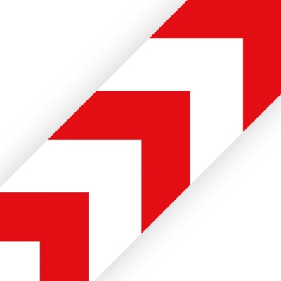 Rennbahn Chevrons - Schlafzimmer Wandumrandung - Öko 1,3m selbstklebende Streifen