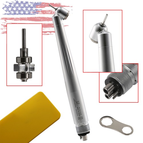 Pieza de mano quirúrgica dental de alta velocidad 45° 45 grados empuje 4 agujeros velocidad rápida 1-10 piezas - Imagen 6 de 26