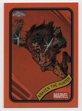 2025 Topps Chrome Marvel Kraven the Hunter #18 True Orange Refractor /25