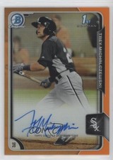 2015 Bowman Chrome Prospects Orange Refractor 25/25 Trey Michalczewski Auto sh7