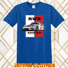 RWB Rauh Welt Begriff Racing Tuner Car Men's Blue Size S - 5XL