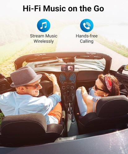Kinivo BTC450/480 Hands-Free Bluetooth Car Kit-Bluetooth Car adapter 3.5mm Aux - Picture 12 of 18