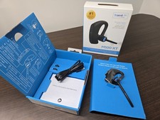 BlueParrott M500-XT Mono Bluetooth Headset, 93 Noise Canceling, Black, Trucker