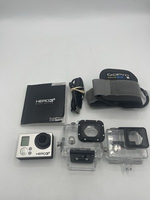 GoPro HERO 3+ Plus Action Camcorder Camera Silver W/  2 Waterproof Case