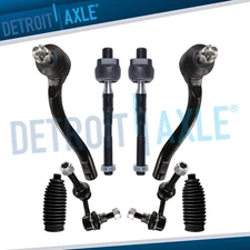 Front Sway Bars Inner Outer Tie Rods w/ Boot for 2006 - 2010 Infiniti M35 M45