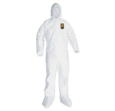 KleenGuard 38941 Liquid & Particle Protection Coveralls - 2X, White (25/CT) New