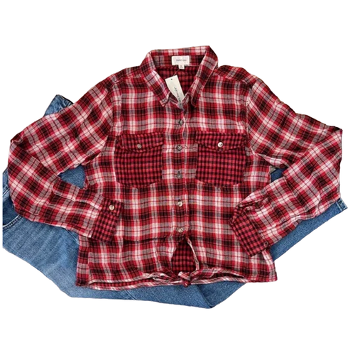 Plus Size - Harper Challis Short Sleeve Blouse