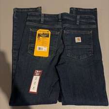 Carhartt Jeans Womens Rugged Flex Slim Fit Denim BD4976-W Size 4 Short NEW NWT