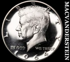 1964 Silver Kennedy Half Dollar - Choice Gem Proof  Lustrous  #J7981