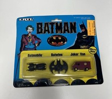 RARE 1989 Batman ERTL Diecast Vehicle Set - J...