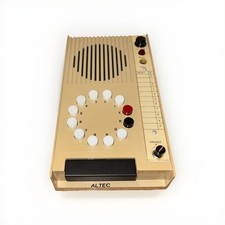 Vintage ALTEC Lansing Intercom Master Station 10 canali unità scrivania MCM retrò