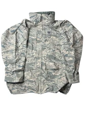 USAF Air Force Parka All Purpose Environmental Camouflage Rain L Reg Gore-Tex