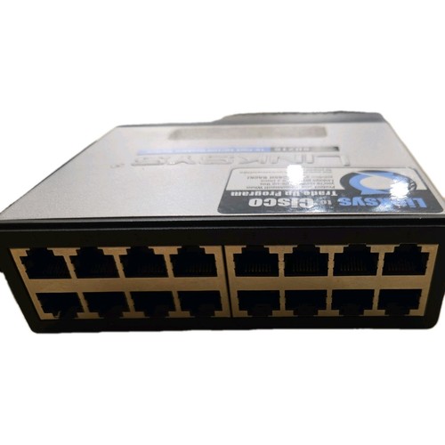 Linksys Model SD216 16-Port 10/100 Desktop Ethernet Network Switch Cisco - Picture 4 of 4
