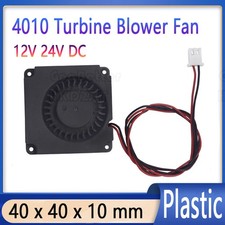 4010 4CM 40 x 40 x 10 mm Turbine Blower Fan - Cooling Hotend 12V 24V DC 2 Pin