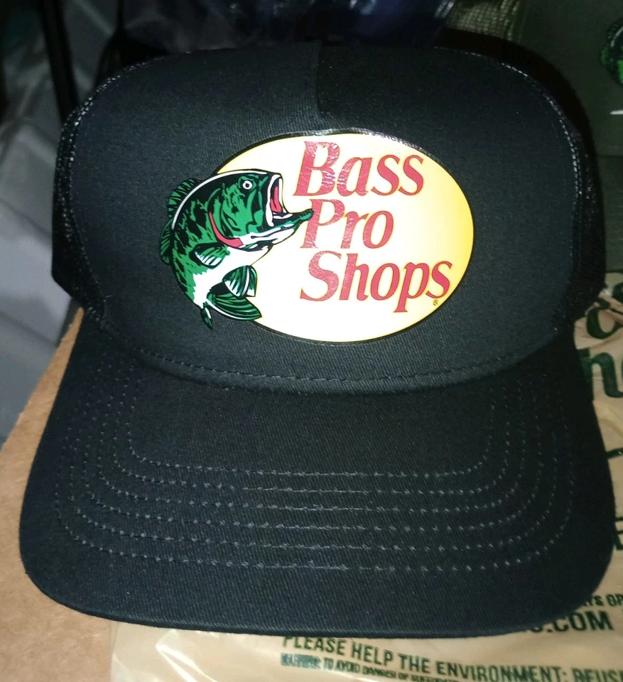 Bass Pro Shops Club Sombrero Club Verde Oliva + Sombrero de Malla Negro Juego de 2 Piezas Envío Rápido✅ Foto 4 de 4