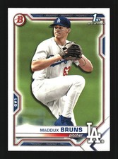 Maddux Bruns 2021 Bowman Draft #BD-126