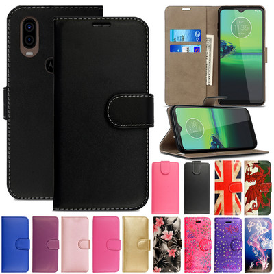 Hülle für Motorola Moto P40 G Power G4 G3 E4 E5 Play Leder Flip Wallet Cover