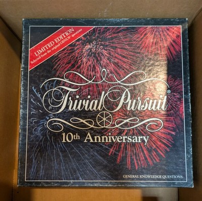 Trivial Pursuit 10th Anniversary Limited Edition - used, good condition