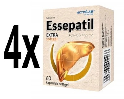 Activlab Pharma Essepatil EXTRA  4 x 60 Kapseln Leber Entgiften