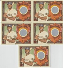 2022 TOPPS ALLEN & GINTER *LORENZO CAIN 5 CARD GW JERSEY LOT